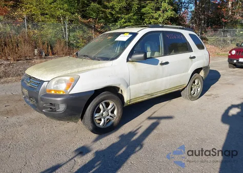 2008 Kia Sportage Lx V6 из США, поврежденный, VIN KNDJE723887500965